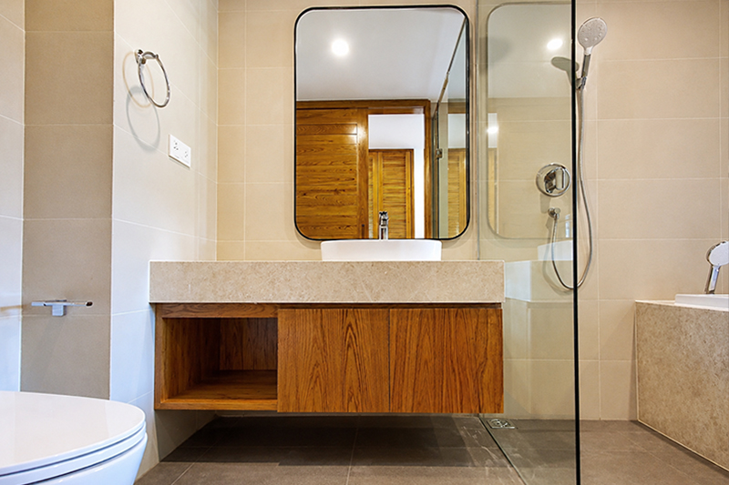 Tủ Vanity gỗ tự nhiên
