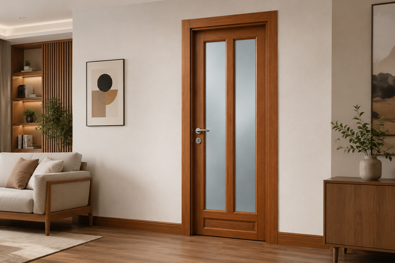 Cửa gỗ tự nhiên SLW_RD02
