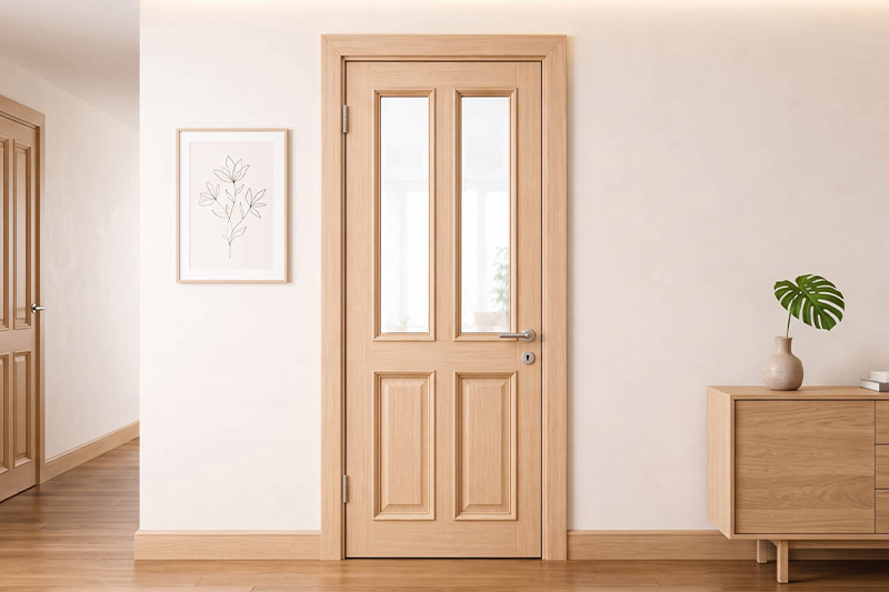 Cửa gỗ tự nhiên SLW_RD04